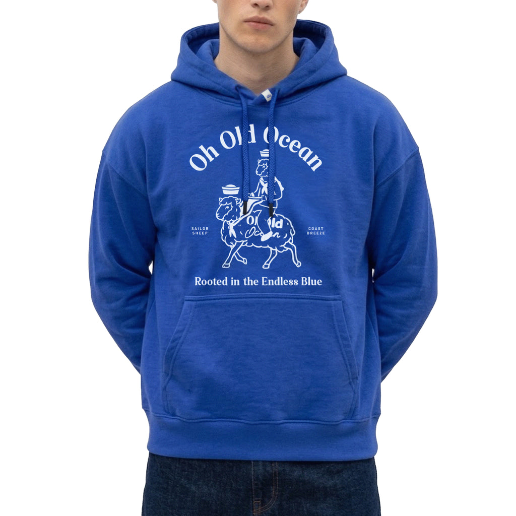 Rooted in the Endless Blue Graphic Hoodie