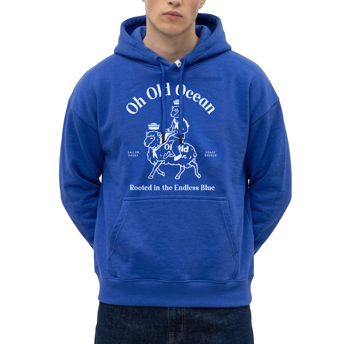 Rooted in the Endless Blue Graphic Hoodie